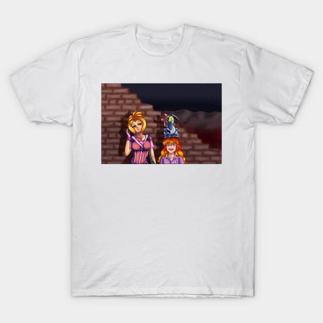 Sci Fi Anime Girls T-Shirt by SakuraDragon